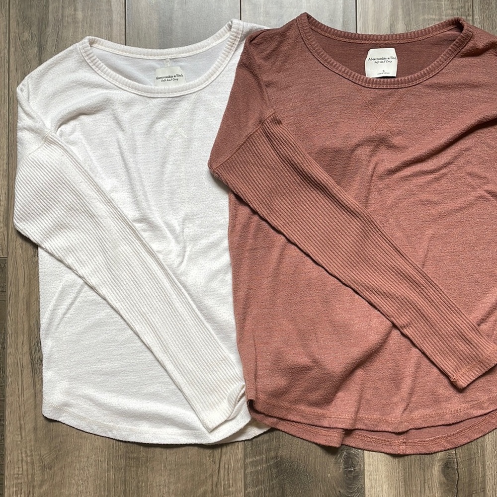 Soft A&F Cozy Long Sleeve Shirts